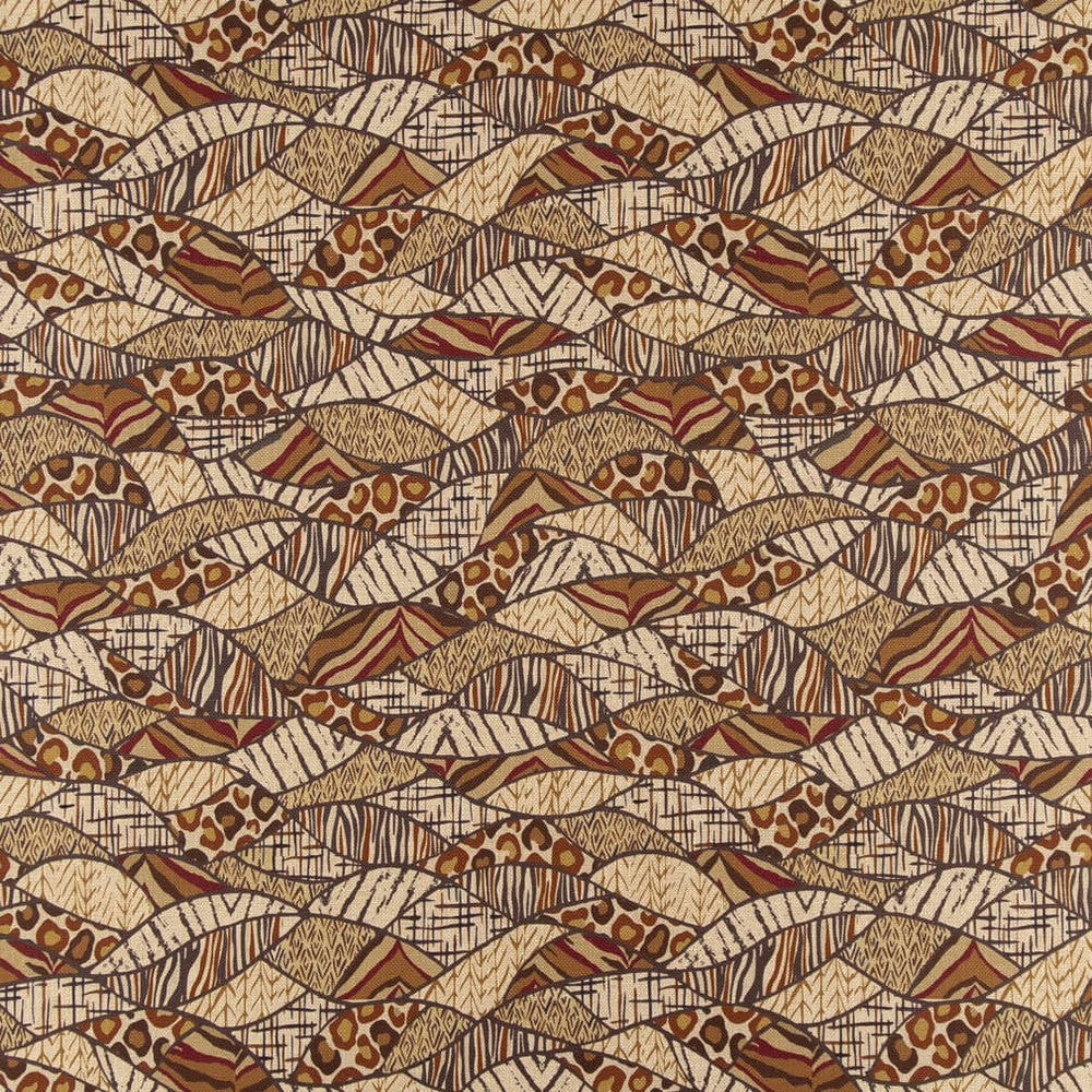 CB800-305 by Charlotte Designer Fabric Shades of Cocoa 100% Polyester Asia Exceeds 80,000 Wyzenbeek Rubs (Heavy Duty) </p><p>Repeat: Horizontal 18.5" x Vertical 26" 54 Inches - Swanky Fabrics -