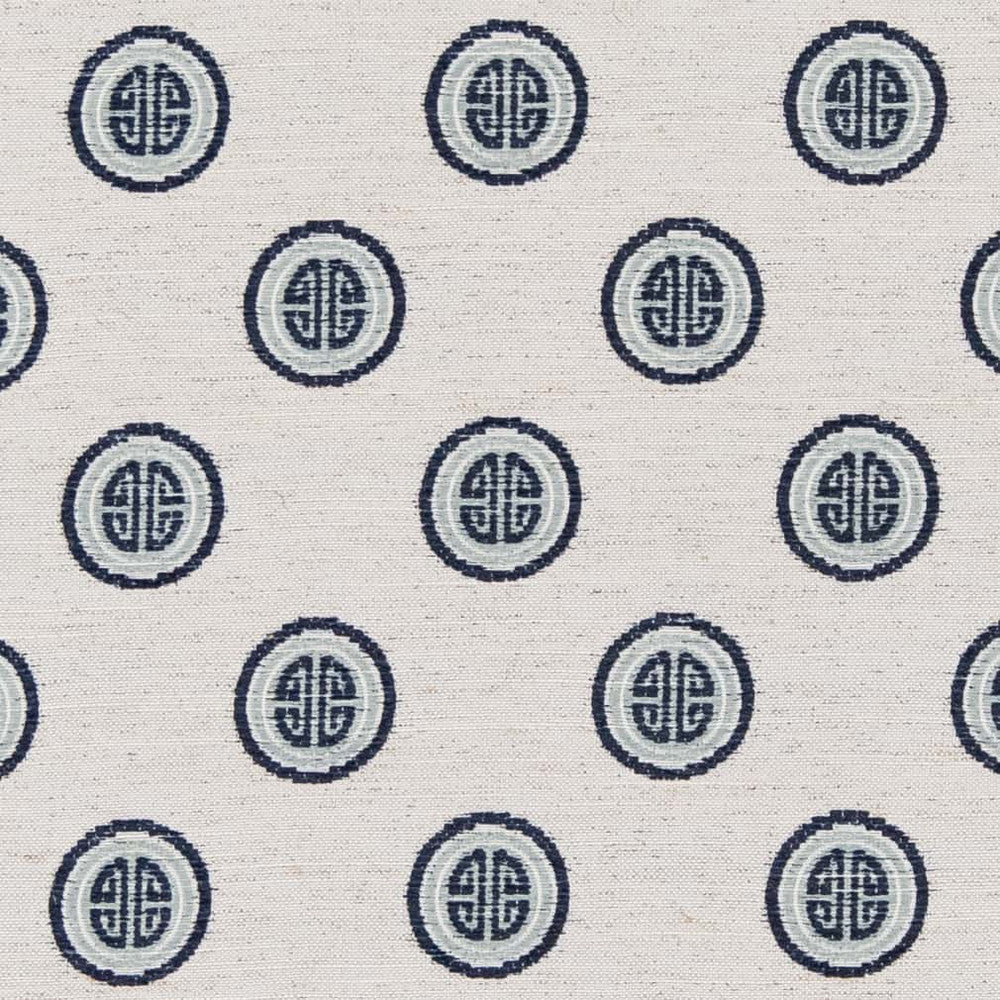 CB800-349 by Charlotte Fabric Shades of Navy 97% Polyester, 3% Linen Asia Exceeds 100,000 Wyzenbeek Rubs </p><p>Repeat: Horizontal 3.75" x Vertical 4.5" 54 Inches - Fabric Carolina -