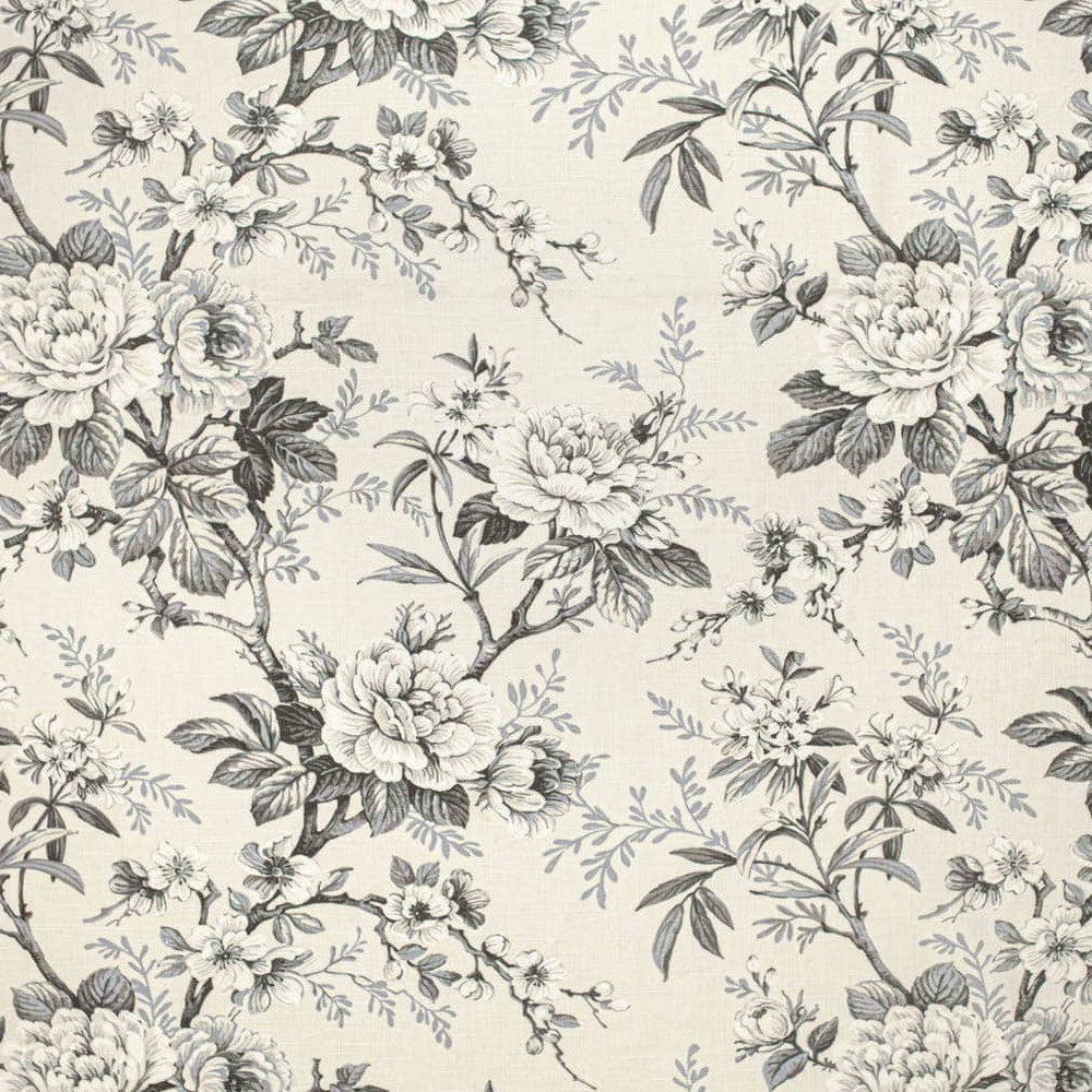 CB800-408 by Charlotte Fabric Shades of Onyx 55% Linen, 45% Rayon Asia Exceeds 30,000 Wyzenbeek Rubs (Heavy Duty) Horizontal 27.25" x Vertical 24" 54 Inches - Fabric Carolina -