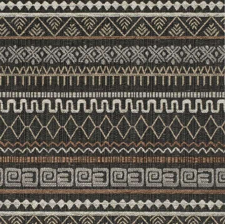 CB800-419 by Charlotte Fabric Shades of Onyx 99% Polyester, 1% Linen Asia Exceeds 106,000 Wyzenbeek Rubs (Heavy Duty) Horizontal 2.25" x Vertical 14" 54 Inches - Fabric Carolina -