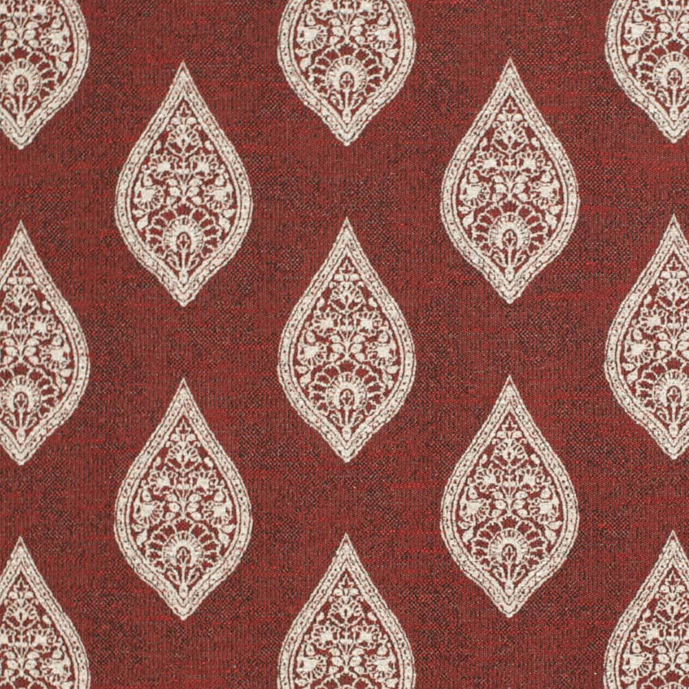 CB800-422 by Charlotte Designer Fabric Shades of Redwood 100% Polyester Asia Exceeds 50,000 Wyzenbeek Rubs (Heavy Duty) Horizontal 7" x Vertical 7.5" 54 Inches - Swanky Fabrics -