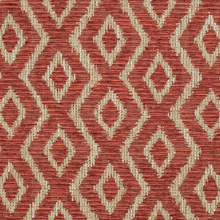 CB800-427 by Charlotte Designer Fabric Shades of Redwood 100% Polyester Asia Exceeds 216,000 Wyzenbeek Rubs (Heavy Duty) Horizontal 7" x Vertical 5.25" 54 Inches - Swanky Fabrics -
