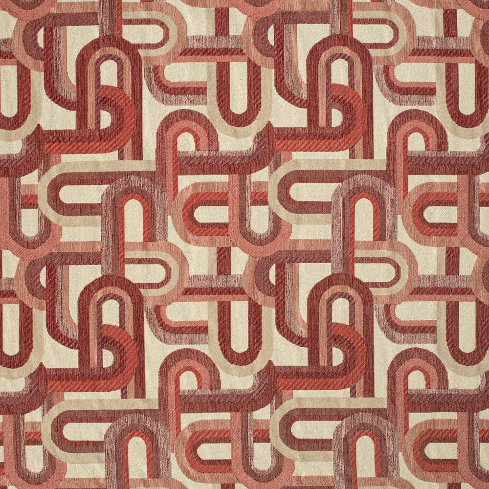 CB800-437 by Charlotte Designer Fabric Shades of Redwood 68% Polyester, 24% Viscose, 8% Cotton USA Exceeds 168,000 Wyzenbeek Rubs (Heavy Duty) Horizontal 14.5" x Vertical 14" 54 Inches - Swanky Fabrics -