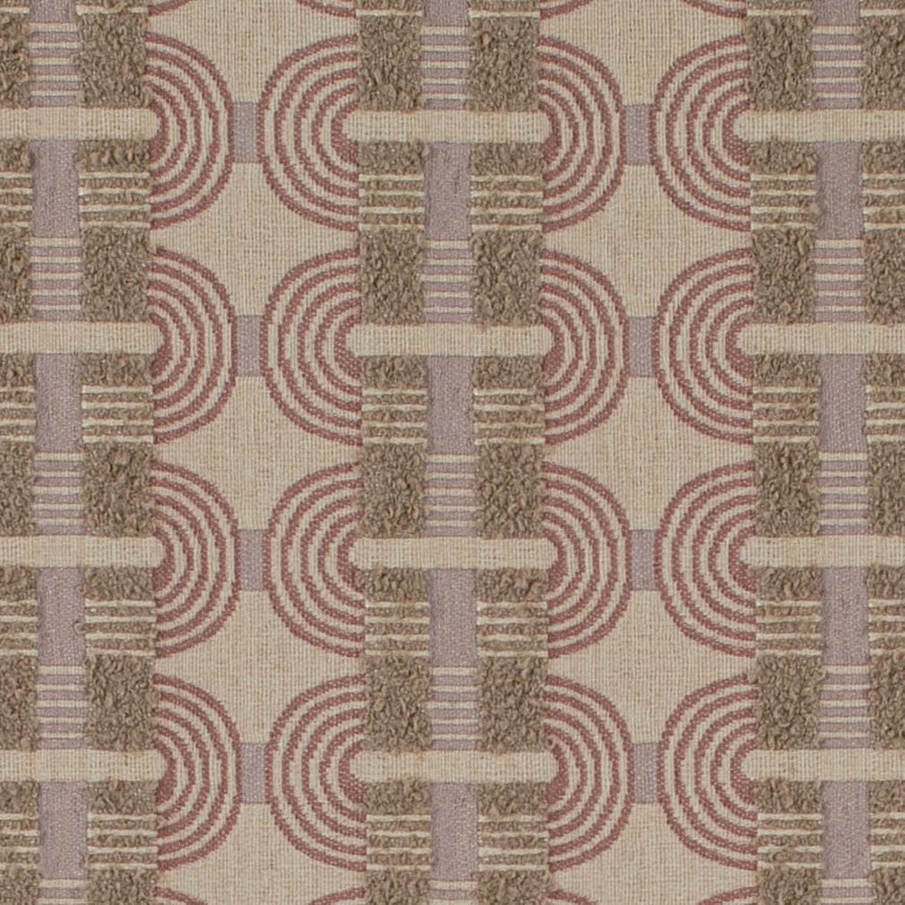 CB800-522 by Charlotte Fabric Shades of Wild Rose 100% Polyester USA Exceeds 60,000 Wyzenbeek Rubs (Heavy Duty) Horizontal 4" x Vertical 2.5" 54 Inches - Fabric Carolina -
