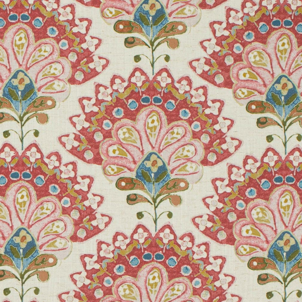 CB800-530 by Charlotte Fabric Shades of Wild Rose 96% Polyester, 4% Linen India Exceeds 100,000 Wyzenbeek Rubs (Heavy Duty) Horizontal 13.75" x Vertical 8.25" 54 Inches - Fabric Carolina -