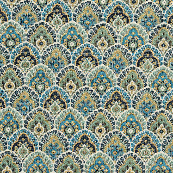 CB800-77 by Charlotte Designer Fabric Shades of Teal 36% Polyester, 32% Acrylic, 32% Cotton Spain Exceeds 24,000 Wyzenbeek Rubs (Heavy Duty) No Repeat 54 Inches - Swanky Fabrics -