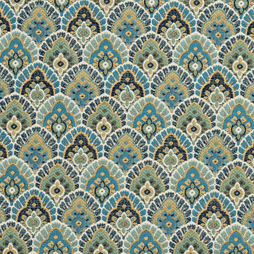 CB800-77 by Charlotte Fabric Shades of Teal 36% Polyester, 32% Acrylic, 32% Cotton Spain Exceeds 24,000 Wyzenbeek Rubs (Heavy Duty) No Repeat 54 Inches - Fabric Carolina -
