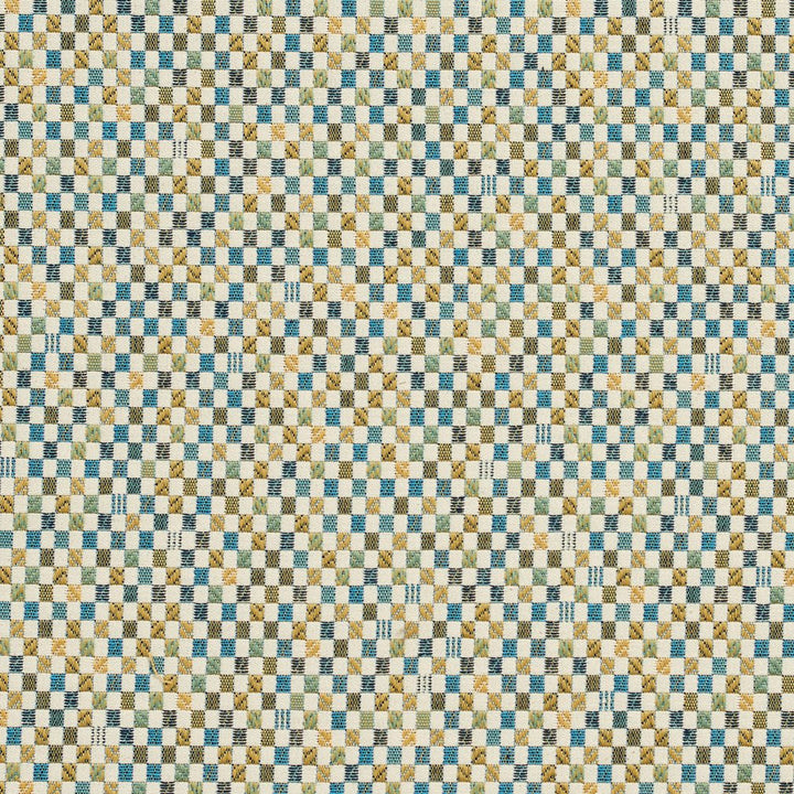 CB800-81 by Charlotte Fabric Shades of Teal 70% Polyester, 30% Cotton Spain Exceeds 36,000 Wyzenbeek Rubs (Heavy Duty) Horizontal: 2" x Vertical: 1.75" 54 Inches - Fabric Carolina -