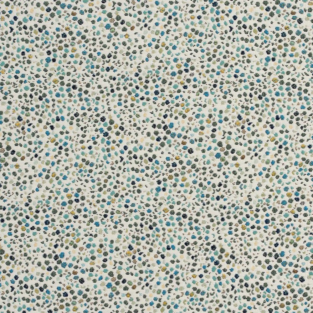 CB800-83 by Charlotte Fabric Shades of Teal 60% Polyester, 20% Acrylic, 20% Cotton Spain Exceeds 24,000 Wyzenbeek Rubs (Heavy Duty) No Repeat 54 Inches - Fabric Carolina -