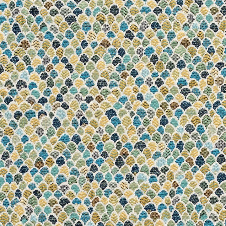 CB800-84 by Charlotte Designer Fabric Shades of Teal 60% Polyester, 20% Acrylic, 20% Cotton Spain Exceeds 24,000 Wyzenbeek Rubs (Heavy Duty) No Repeat 54 Inches - Swanky Fabrics -