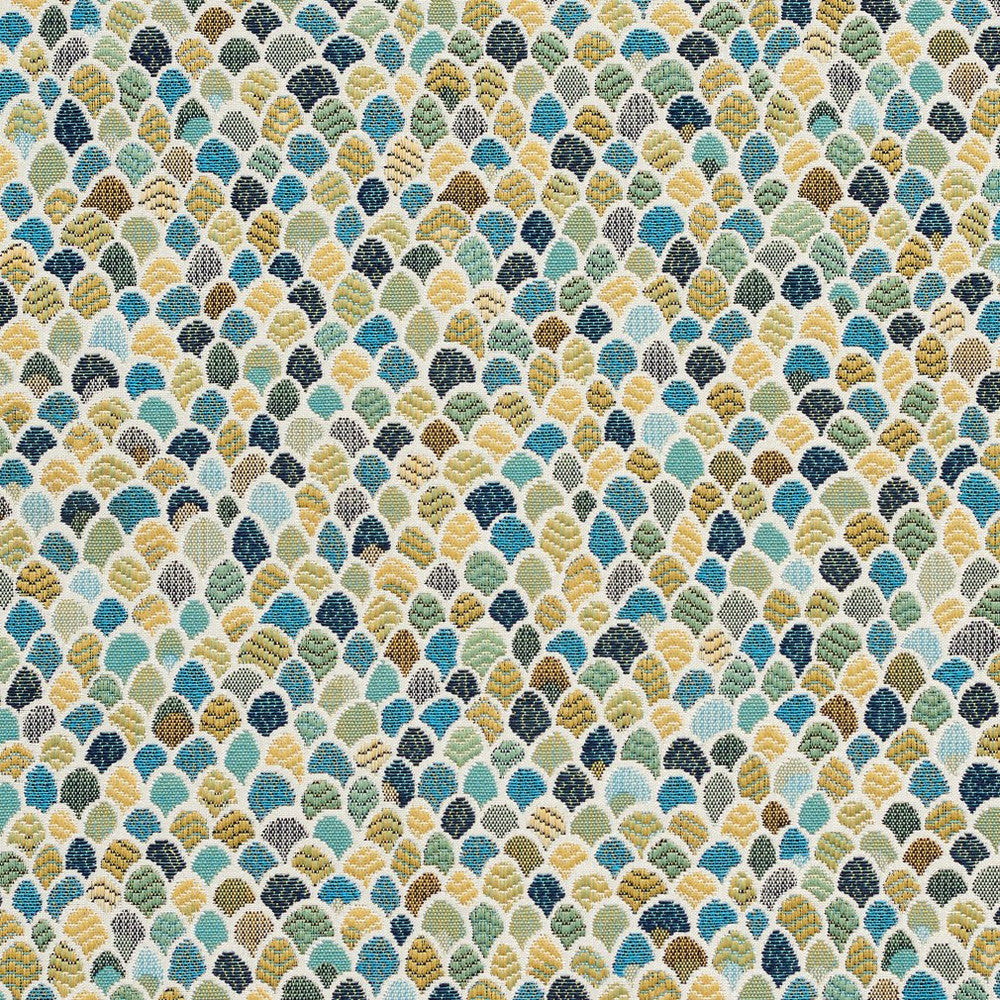 CB800-84 by Charlotte Designer Fabric Shades of Teal 60% Polyester, 20% Acrylic, 20% Cotton Spain Exceeds 24,000 Wyzenbeek Rubs (Heavy Duty) No Repeat 54 Inches - Swanky Fabrics -
