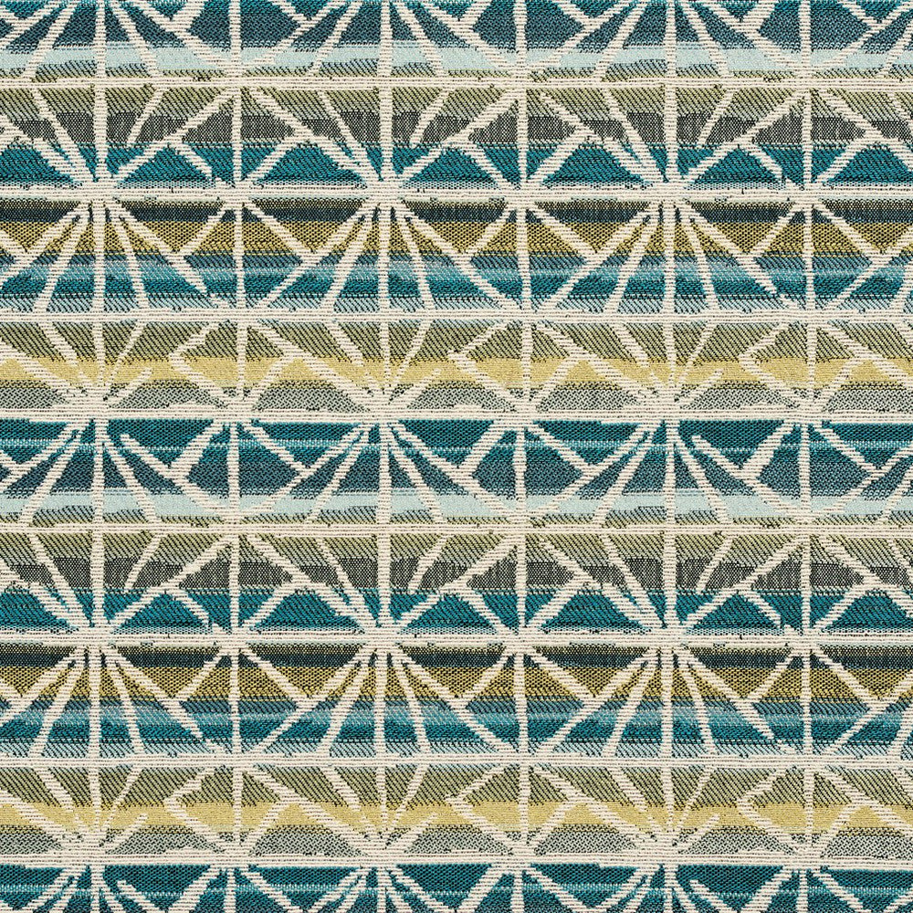 CB800-85 by Charlotte Designer Fabric Shades of Teal 39% Polyester, 31% Olefin, 30% Cotton Made In USA Exceeds 78,000 Wyzenbeek Rubs (Heavy Duty) Horizontal: 9.5" x Vertical: 7.5" 54 Inches - Swanky Fabrics -