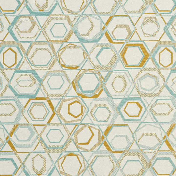 CB800-88 by Charlotte Designer Fabric Shades of Teal 100% Woven Polyester Asia Exceeds 42,000 Wyzenbeek Rubs (Heavy Duty) Horizontal: 14" x Vertical: 14" 54 Inches - Swanky Fabrics -