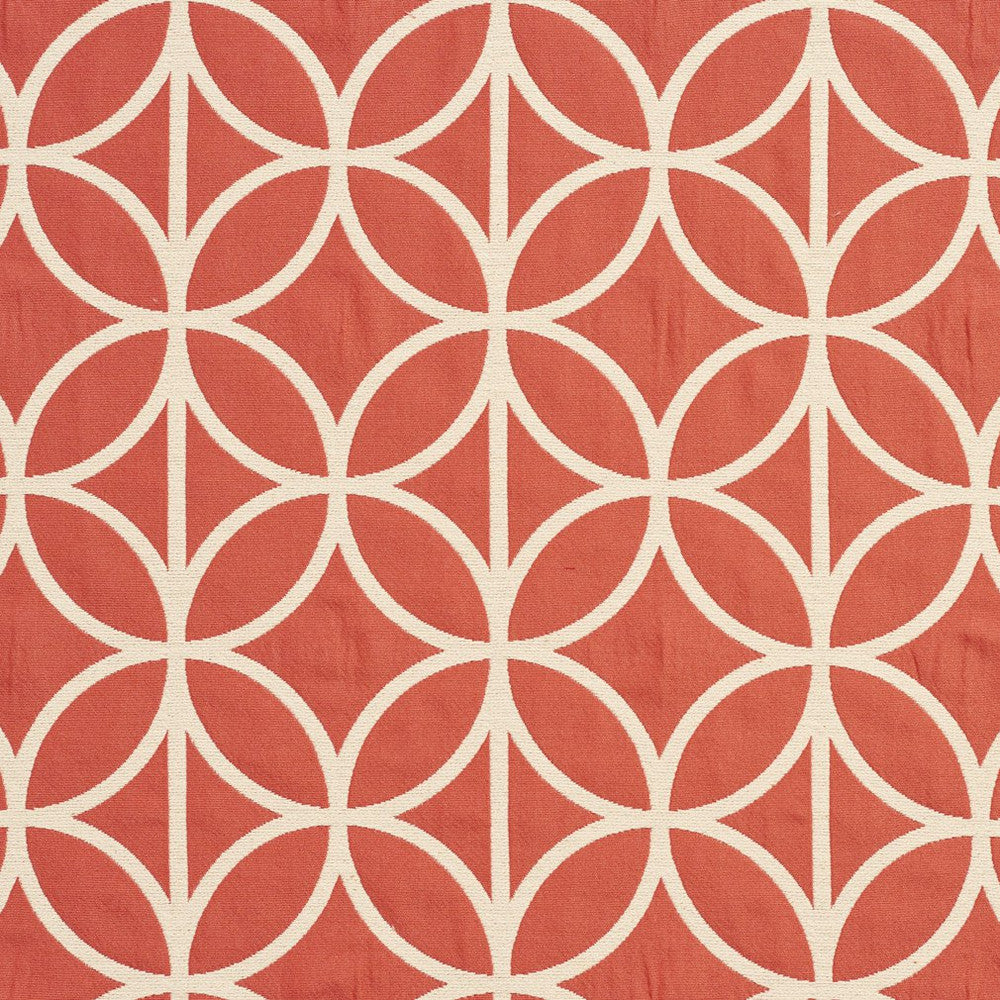 CB800-92 by Charlotte Designer Fabric Shades of Coral 54% Cotton, 46% Polyester Asia Exceeds 80,000 Wyzenbeek Rubs (Heavy Duty) Horizontal: 4.75" x Vertical: 4.75" 54 Inches - Swanky Fabrics -
