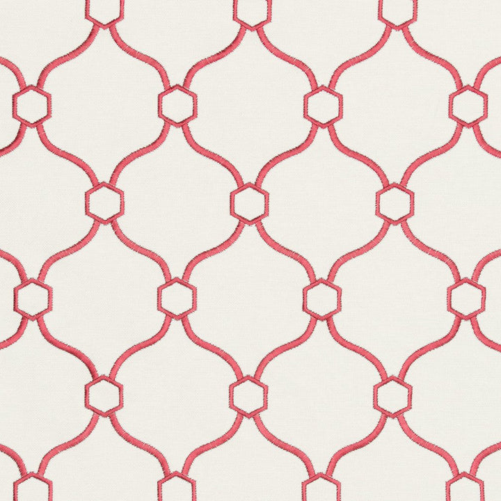 CB900-15 by Charlotte Designer Fabric Shades of Coral 44% Rayon, 30% Polyester, 26% Linen Asia Exceeds 120,000 Wyzenbeek Rubs (Heavy Duty) Horizontal: 3.5" x Vertical: 5" 54 Inches - Swanky Fabrics -