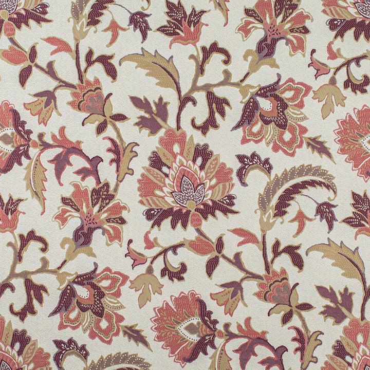 CB900-185 by Charlotte Designer Fabric Shades of Wild Rose 100% Polyester Asia Exceeds 160,000 Wyzenbeek Rubs (Heavy Duty) Horizontal 29.5" x Vertical 30" 54 Inches - Swanky Fabrics -