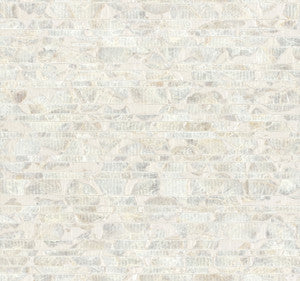 Capiz Offering White Pearl Wallpaper by Carol Benson-Cobb