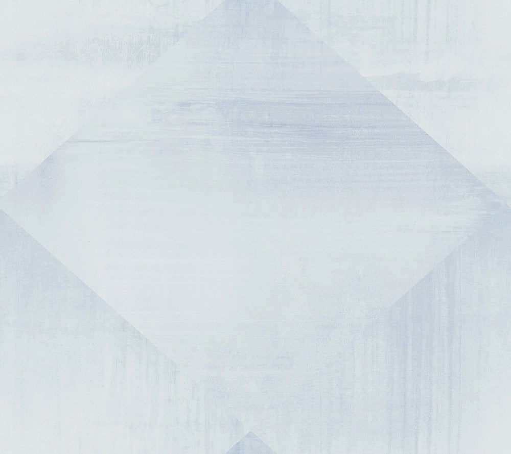 In Clay Blue Wallpaper by Carol Benson-Cobb Carol Benson-Cobb Signature Covers about 60.8 square feet 27-in by 27-ft long roll Unpasted 24 - Fabric Carolina -