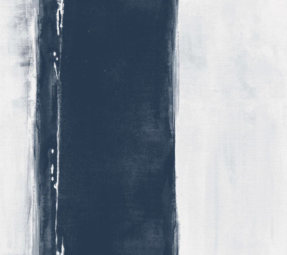 Ink Wash Navy Wallpaper by Carol Benson-Cobb Carol Benson-Cobb Signature Covers about 60.8 square feet 27-in by 27-ft long roll Unpasted 24 - Fabric Carolina -