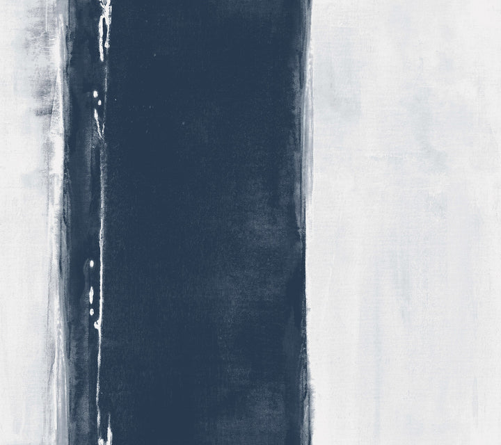 Ink Wash Navy Wallpaper by Carol Benson-Cobb Carol Benson-Cobb Signature Covers about 60.8 square feet 27-in by 27-ft long roll Unpasted 24 - Fabric Carolina -