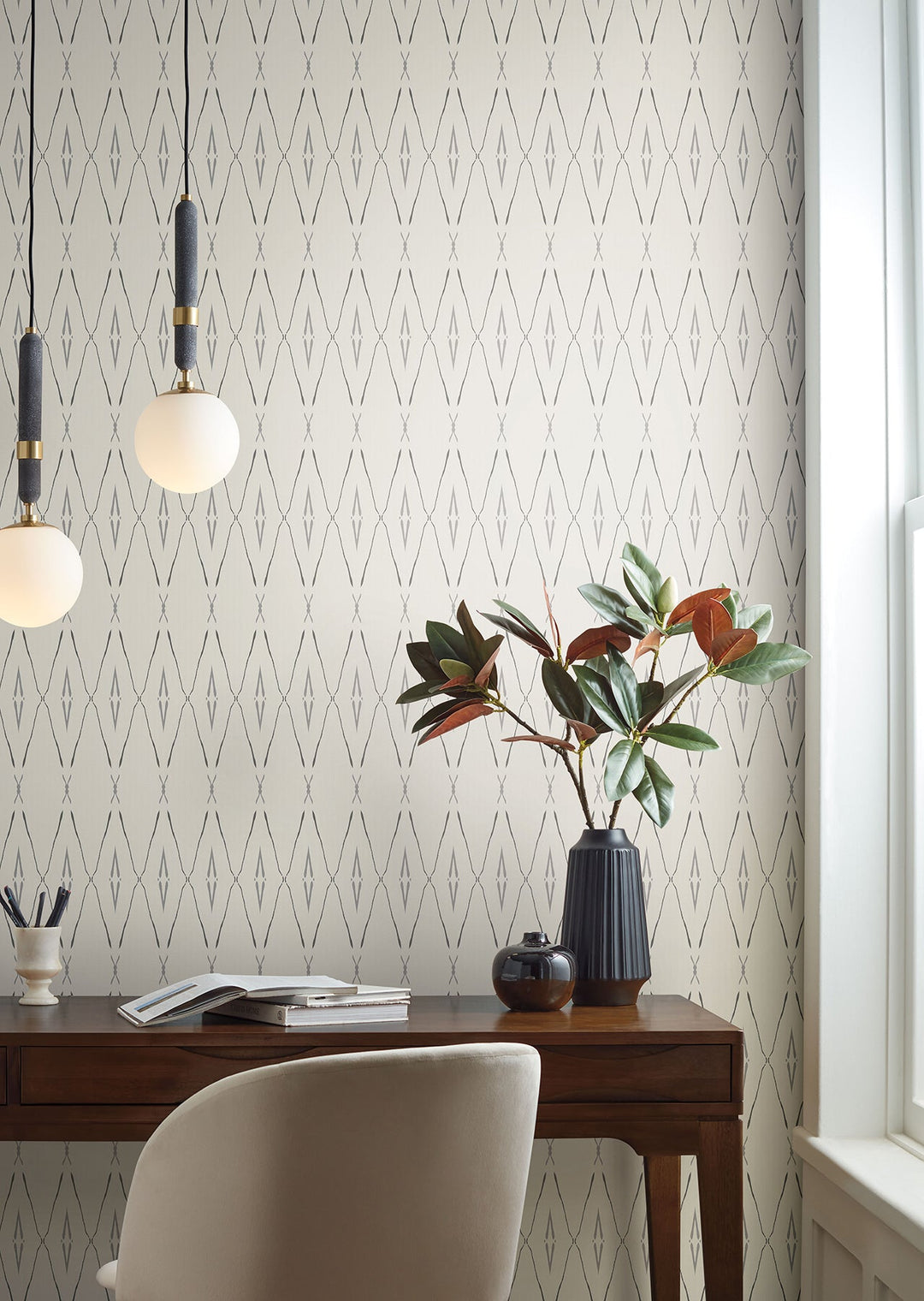 Artifact Silhouettes Savanna Wallpaper by Carol Benson-Cobb Designer