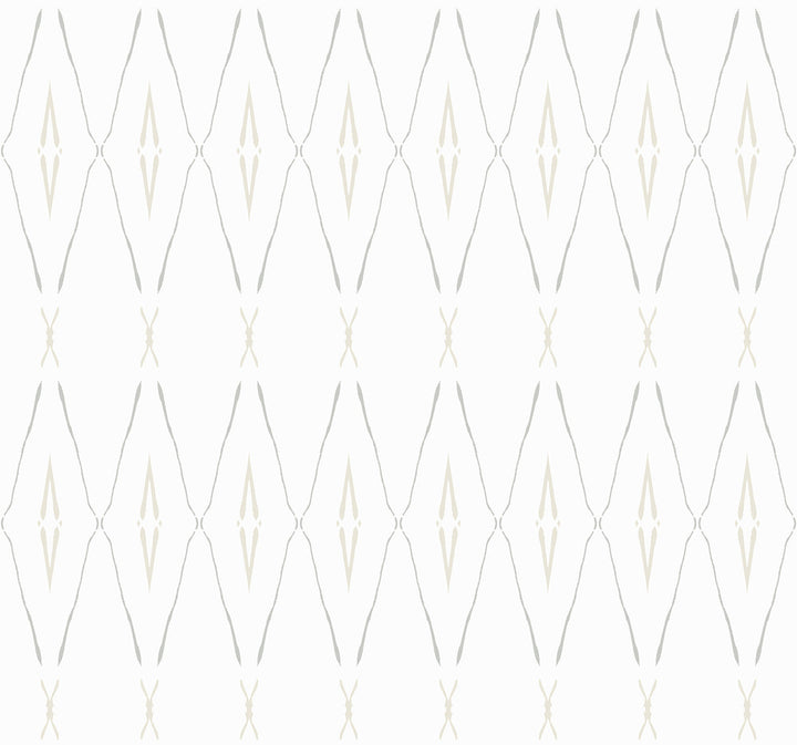 Artifact Silhouettes Natural Wallpaper by Carol Benson-Cobb Carol Benson-Cobb Signature Covers about 60.8 square feet 27-in by 27-ft long roll Unpasted 25.25 - Fabric Carolina -