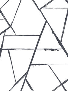 Intersect Black Wallpaper by Carol Benson-Cobb