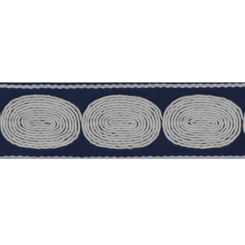 Scuttle Navy by Europatex Fabric Sirenia 50% Viscose, 50% Cotton 2.00 inches - Fabric Carolina -