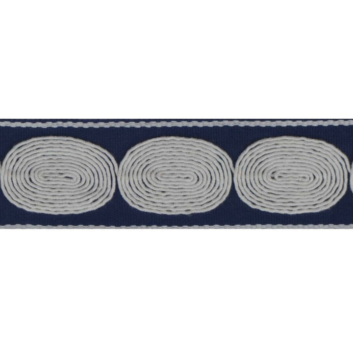 Scuttle Navy by Europatex Fabric Sirenia 50% Viscose, 50% Cotton 2.00 inches - Fabric Carolina -