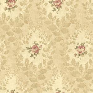 Darby Rose Gold Cameo Wallpaper by Chesapeake
