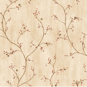 Star Red Vine Wallpaper by Chesapeake