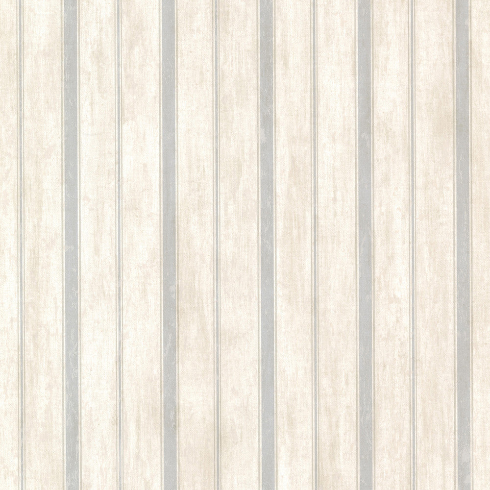 Parker Blue Stripe Wallpaper by Chesapeake The Cottage Covers about 56.4 square feet 20.5-in by 33-ft long roll Prepasted 20.5 - Fabric Carolina -