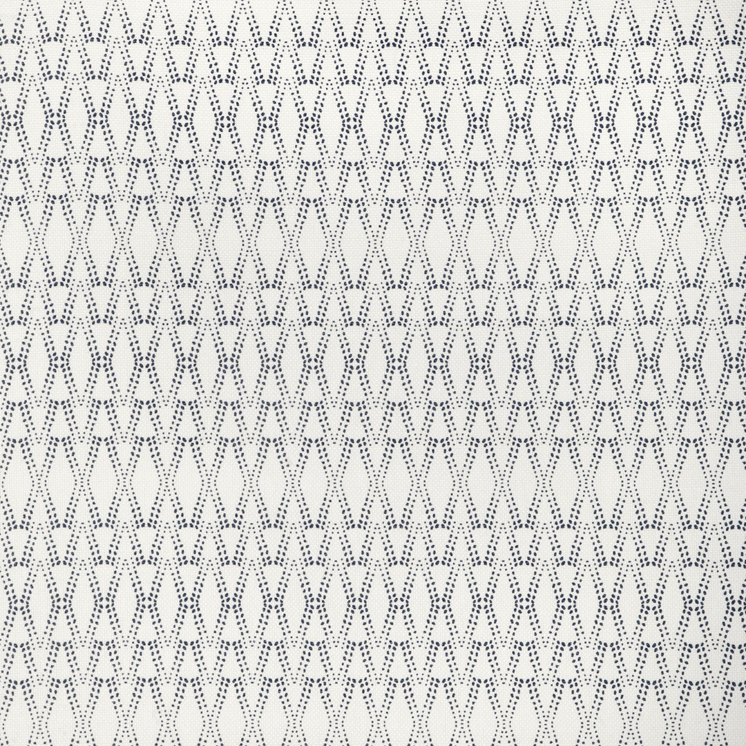Ketut - Dark Navy/Oyster By Caroline Cecil Textiles Fabric