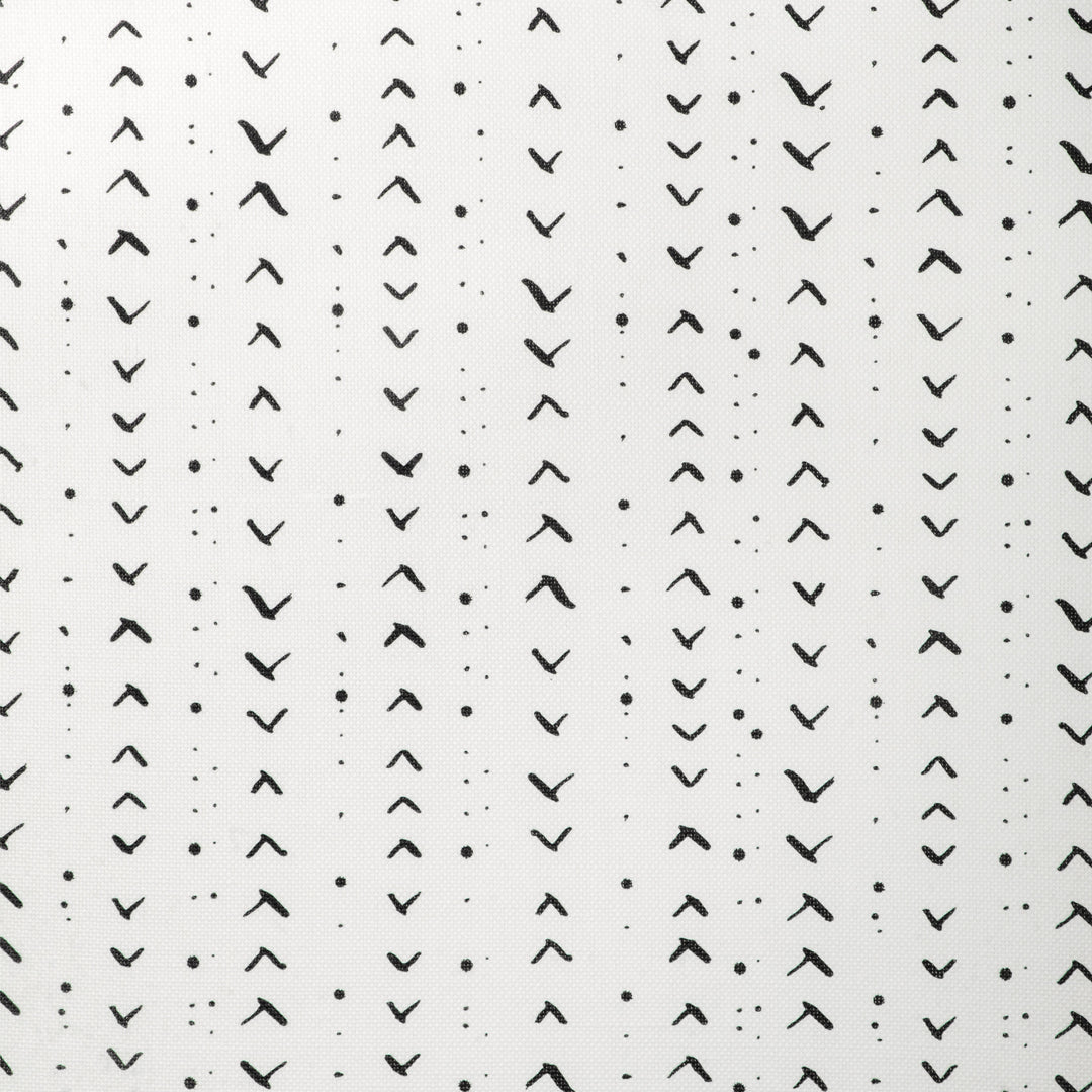 Titik - Black/Oyster By Caroline Cecil Textiles Fabric