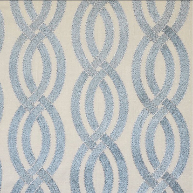 Crazy 8'S # 409 Mist by Maxwell Fabric COLOR WAVES-CAYMAN 77% POLYESTER 23% LINEN INDIA </p><p>Repeat: Horizontal: H-10.4 and Vertical: V-6.4 55"EMB.52" - Fabric Carolina -