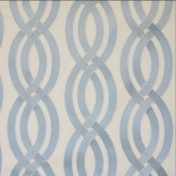 Crazy 8'S # 409 Mist by Maxwell Fabric COLOR WAVES-CAYMAN 77% POLYESTER 23% LINEN INDIA </p><p>Repeat: Horizontal: H-10.4 and Vertical: V-6.4 55"EMB.52" - Fabric Carolina -