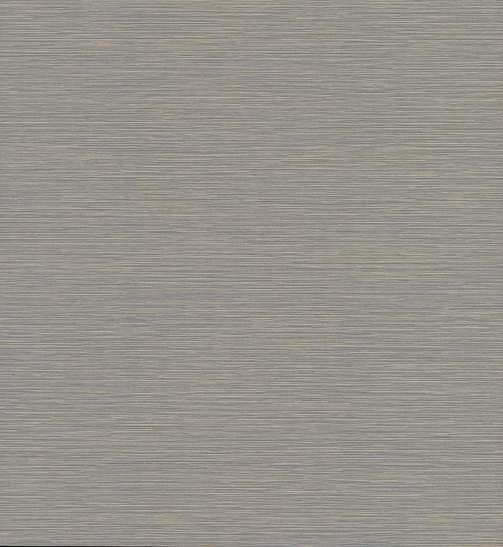 Ramie Weave Blue Wallpaper by York Wallcoverings Designer