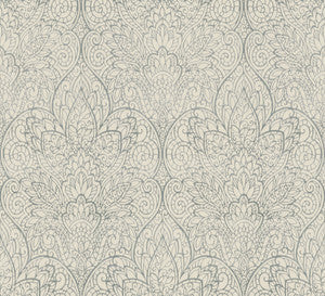 Paradise Grey Metallic Wallpaper by Candice Olson
