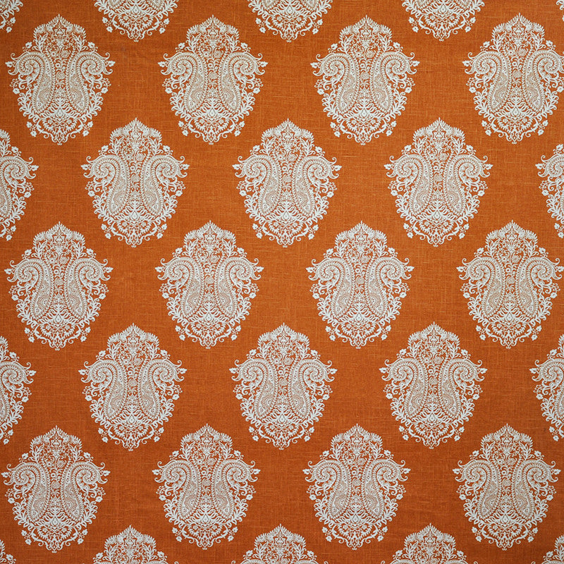 Colchester # 305 Pumpkin by Maxwell Fabric COLOR THEORY-VOL.I SUNSET 55% LINEN 45% RAYON CHINA </p><p>Repeat: Horizontal: H-13.4 and Vertical: V-18.9 56" - Fabric Carolina -