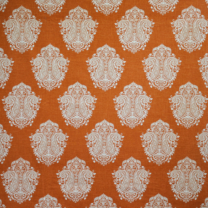 Colchester # 305 Pumpkin by Maxwell Fabric COLOR THEORY-VOL.I SUNSET 55% LINEN 45% RAYON CHINA </p><p>Repeat: Horizontal: H-13.4 and Vertical: V-18.9 56" - Fabric Carolina -