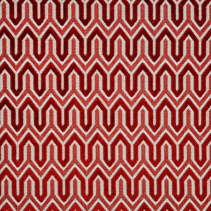 Chase # 243 Cardinal by Maxwell Fabric COLOR WAVES-GEMSTONES 72% VISCOSE 23% POLYESTER
5% COTTON BELGIUM </p><p>Repeat: Horizontal: H-1.7 and Vertical: V-2.7 54.3" - Fabric Carolina -