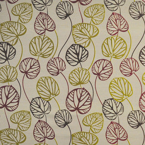 Climbing Leaf # 316 Azalea by Maxwell Fabric