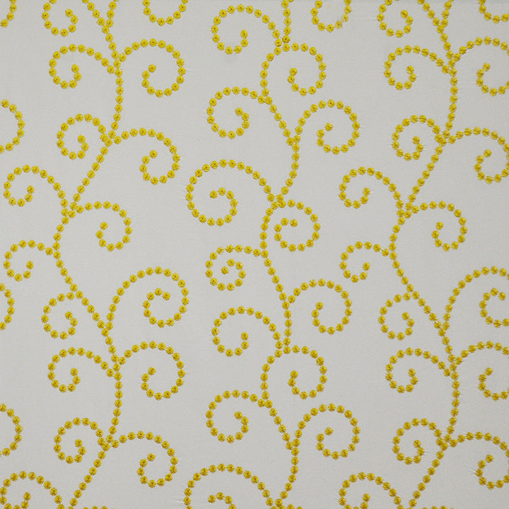 Coiled # 534 Daffodil by Maxwell Fabric COLOR THEORY-VOL.II FOOL'S GOLD 85% RAYON/15% POLYESTER
None INDIA See sample </p><p>Repeat: Horizontal: 17" and Vertical: 15" 54"EMB-51" - Fabric Carolina -