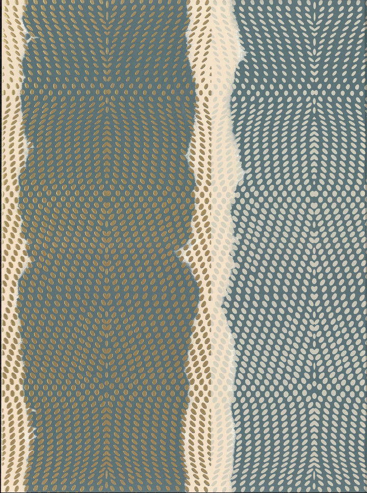 Indigenous Teal Wallpaper by York Wallcoverings Designer
