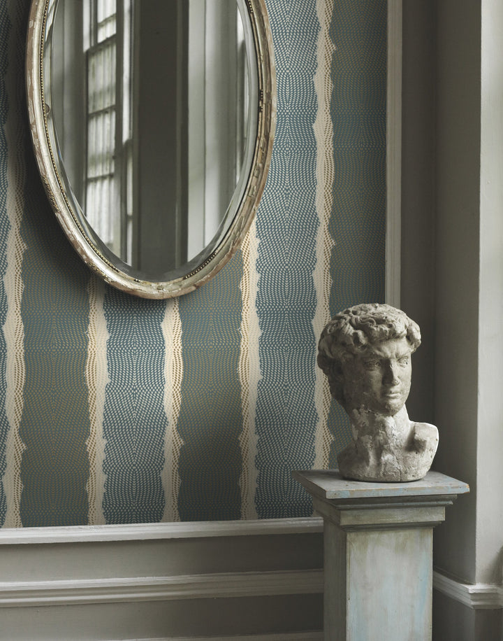 Indigenous Teal Wallpaper by York Wallcoverings Designer