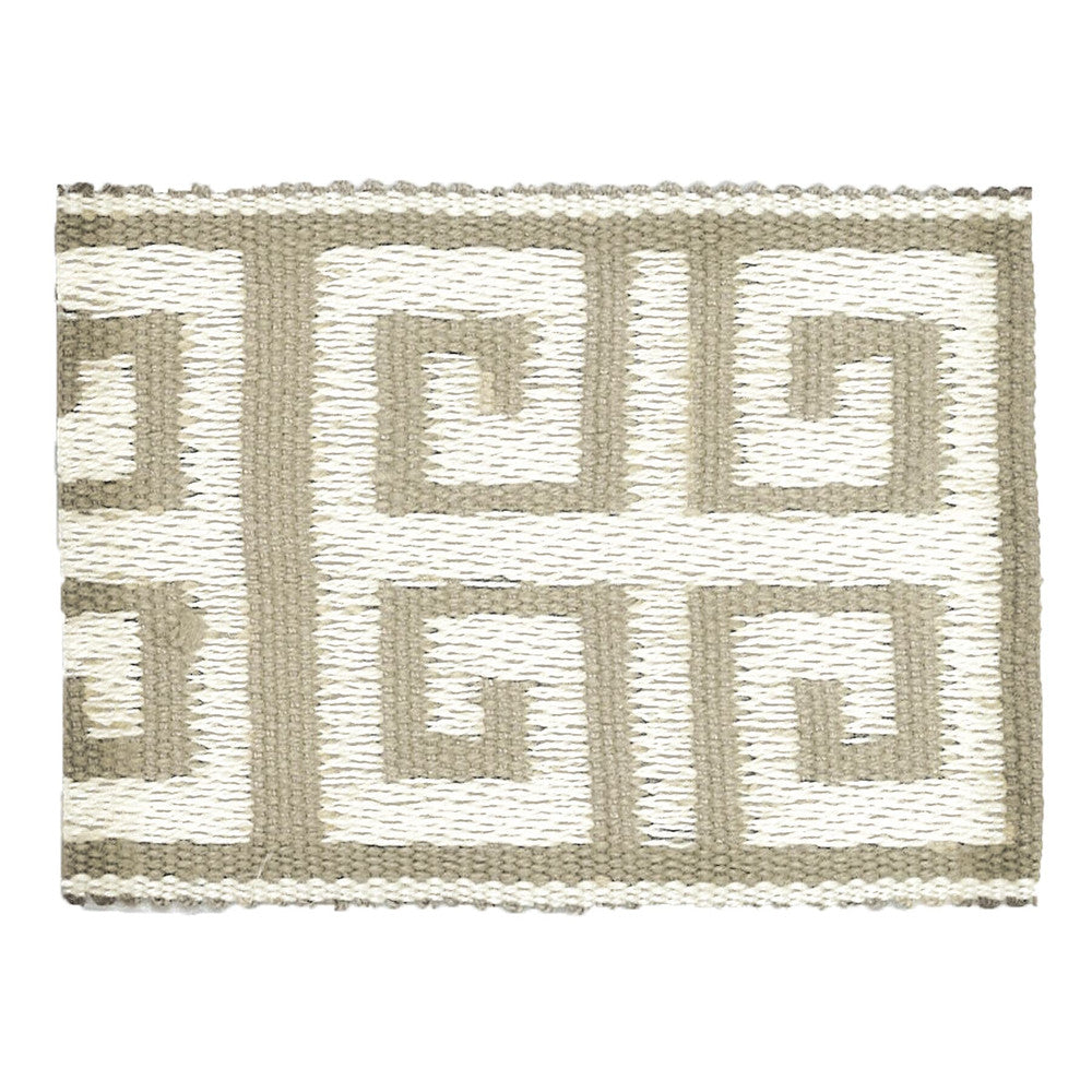 Cecelia 6 Driftwood by Stout Trim MOONDUST TRIM 50%SVI 50%LIN CHINA Horizontal: 0 and Vertical: 0 2.25 in - Fabric Carolina -
