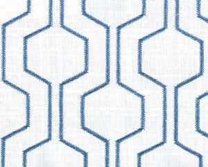Cecil Ocean by Norbar Designer Fabric 98% POLYESTER 2% NYLON CHINA 4 1/2"V 4 1/4"H 51 - Swanky Fabrics -