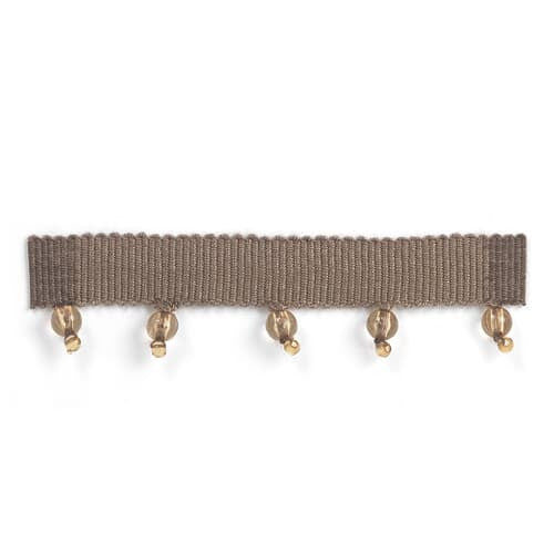 Celeste 9 Coffee by Stout Trim PETITE EXPRESSIONS TRIM 83%SVI 17%POL CHINA Horizontal: 0 and Vertical: 0 0.88 in - Fabric Carolina -