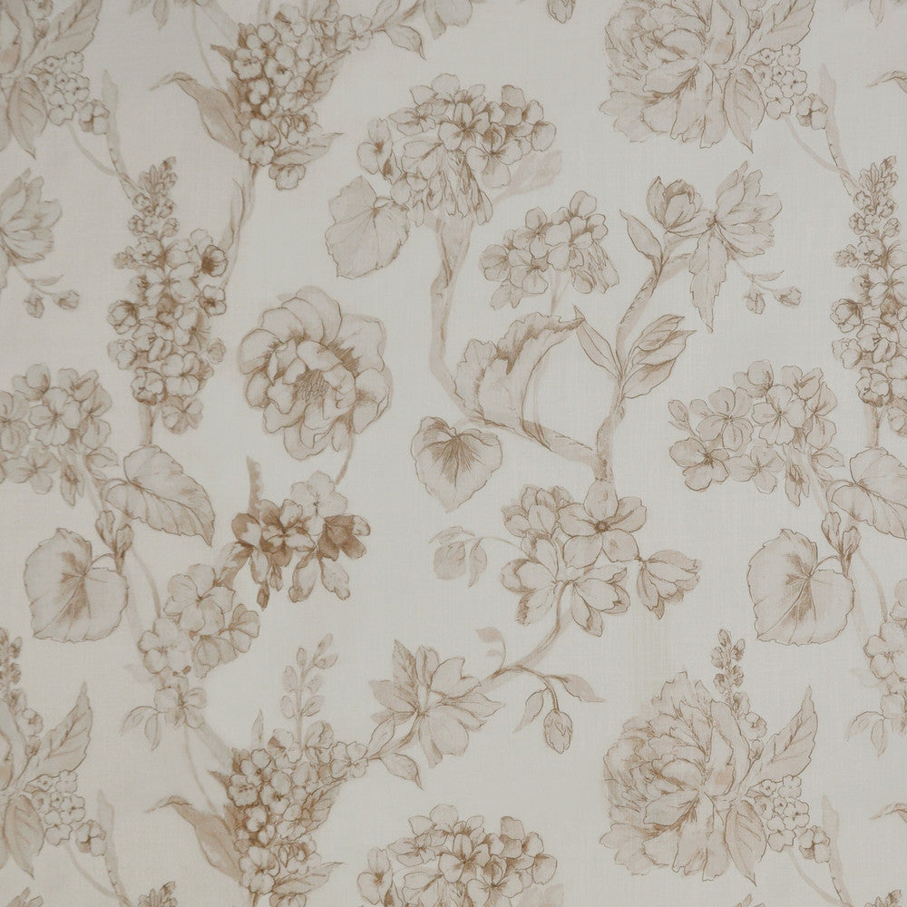 Camellia # 510 Tea by Maxwell Fabric COLOR THEORY-VOL.III CHAI 100% POLYESTER INDIA See sample </p><p>Repeat: Horizontal: 27.5" and Vertical: & 54.75" - Fabric Carolina -