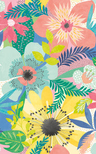 Janis Pastel Floral Riot Wallpaper by ohpopsi